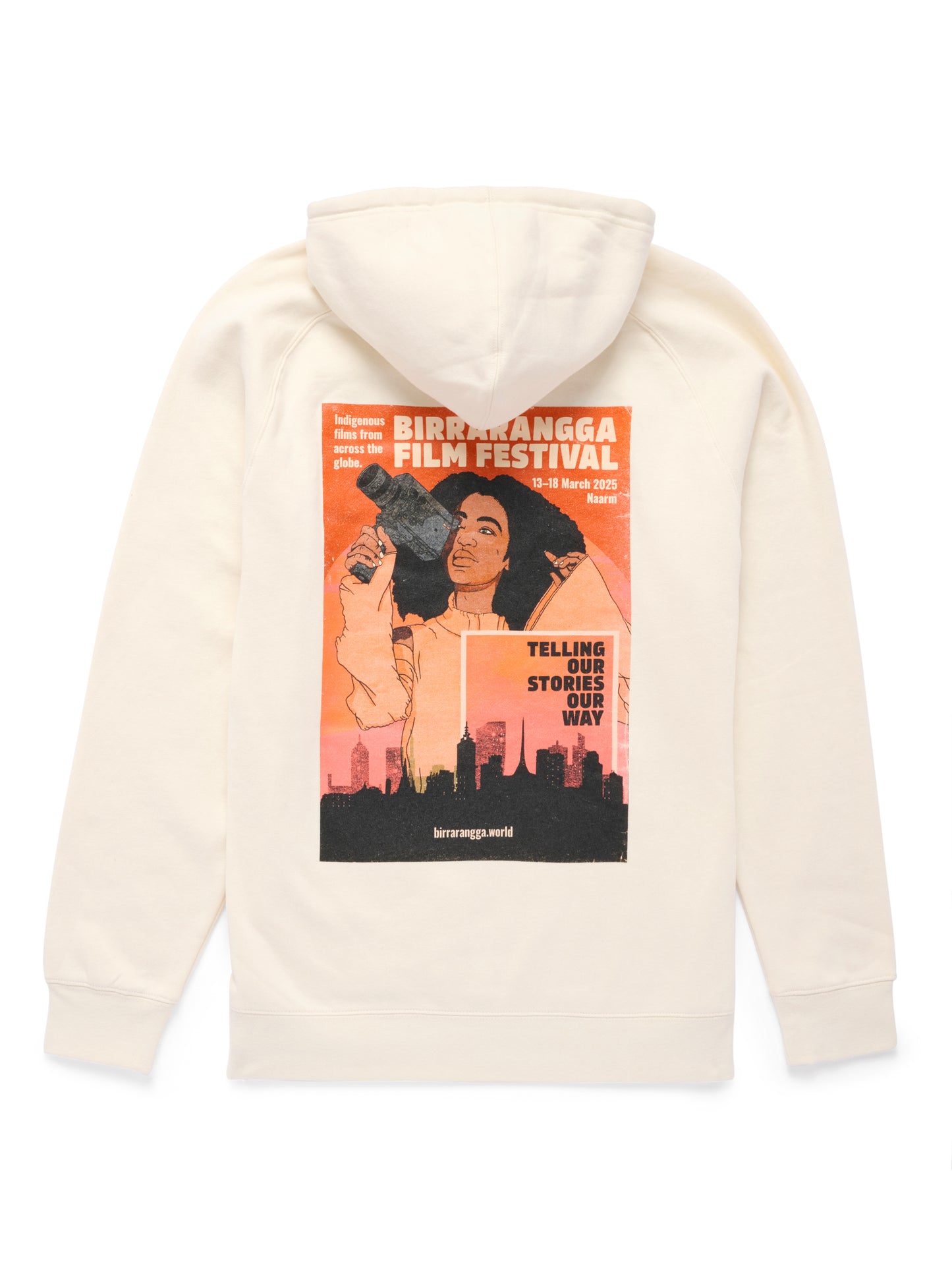 Cream Hoody with Artwork