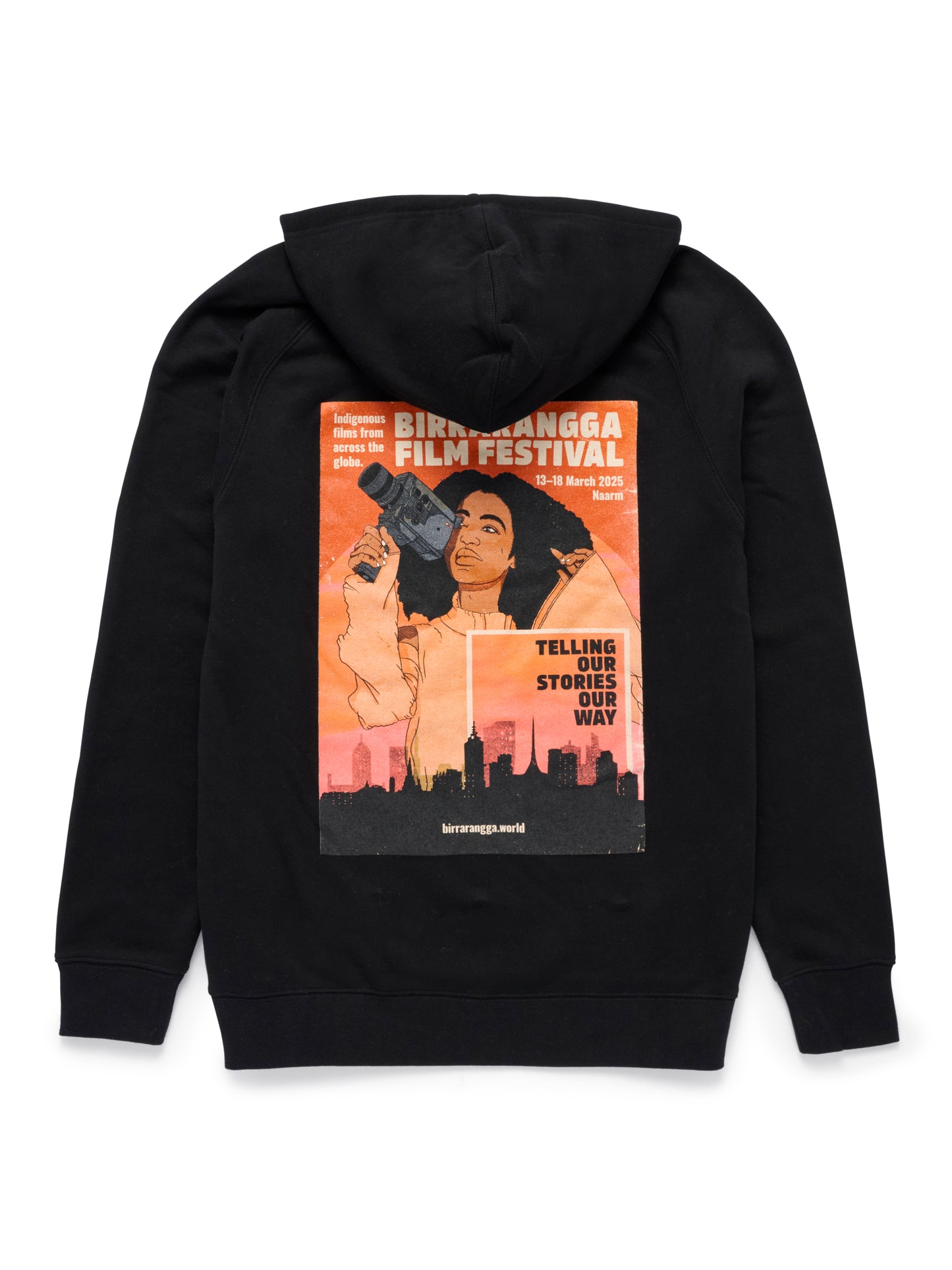 Black Hoody with Artwork